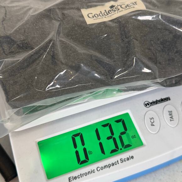 Goddess Gear Tunic Size L Bamboo Blend Stretch Minimalist Lagenlook Velvet Trim - Picture 11 of 11